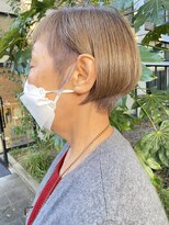 サラ 山口店(SARA)&nbsp;刈り上げグラボブハイトーングレーカラー