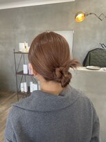 ヘアーサロン トランク(TRUNK) カチモリヘア　韓国風ヘアアレンジ