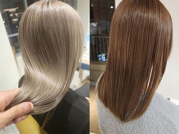 ネオリーブ ジューク 日吉店(Neolive JuQ)の写真/髪質改善トリートメントで髪のうねり・パサつきをケア！染めるほどに髪が強くなる髪質改善カラーも◎[日吉]