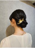 フォーマルな場面で大活躍　上品さあふれるドレスヘア＃1