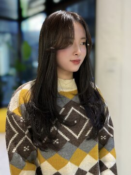 ブロウ ネックス ザ サロン 表参道(VLOW nex the salon) アッシュグレージュ レイヤーカット 韓国ヘア