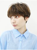 切りっぱなしショート・ボブ/絶壁解消/前髪なし/20代/30代/面長