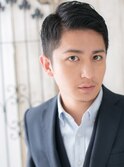 20代30代ツーブロックビジカジ黒髪ベリーショートY上尾