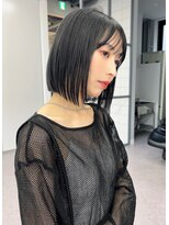 ロンドアリシア 金山(Lond Alexia)&nbsp;外ハネボブ/切りっぱなし/ブリーチなしWカラー/縮毛矯正5528