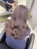 ペレ 栄 アネックス(PELE栄ANNEX) 韓国 くびれロング レイヤー ワンホンヘア 小顔前髪