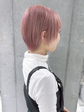 スウィープ(sweep) ペールピンク×ショート