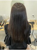 暗めベージュ+美髪トリートメント