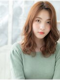 ★大人美人小顔デジタルパーマかきあげロングウルフ30代40代★1