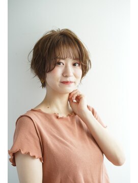 ルフュージュ バイ プロデュース 相模大野店(Refuge by Produce) くびれショート/マロンベージュ