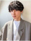 カット＋透明感夏カラー＋韓国風パーマ＋小顔補正