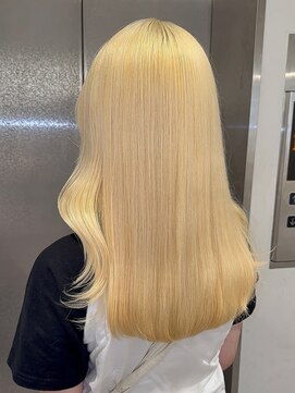 ベレーザ 渋谷(BELEZA) 15736ブリーチ&ダブルカラーホワイトブロンドアッシュブロンド