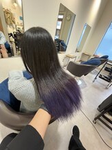 ハチマルハチ ナル 登戸店(808 nalu) 裾カラーパープル