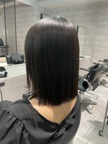 シーク センター南店(seek) 縮毛矯正でサラツヤ*ロングボブ