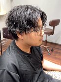 波巻きスパイラル【メンズ/パーマ/眉毛/沖縄市/美里】