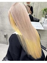 リノート バイ エゴル 名古屋(LINOET by ENGOL)&nbsp;【LINOET】ハイトーンカラー/デザインカラー/イエローカラー