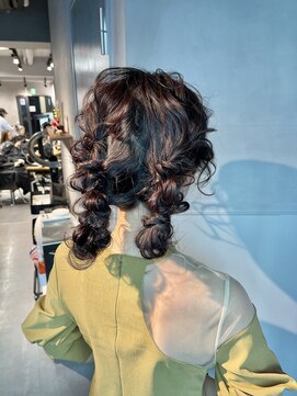 シャルムバイケンジ(Charm.by KENJE) 【ツインもこもこ団子】結婚式/銀座/ヘアセット/アレンジ/有楽町