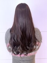 ヘアメイクアン(Hair Make Une)&nbsp;深みレッドグレー×巻き髪で大人可愛いを更新♪