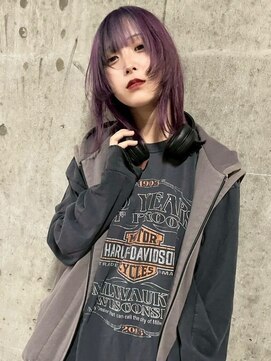 ネハス 名古屋栄店(nehus.) ブリーチハイライト髪質改善ダブルカラーレイヤーカット