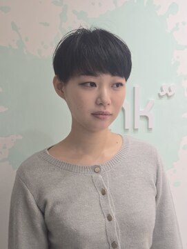インク(ink”) 小顔ショート/マッシュショート/暗髪@20代30代40代