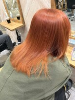 オーブ ヘアー アズール 吉祥寺店(AUBE HAIR azul)&nbsp;オレンジ×ブリーチ