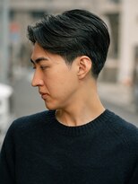 ペルズヘア(PELLS HAIR)&nbsp;ニュアンスパーマセンターパートテーパーフェードパーマ