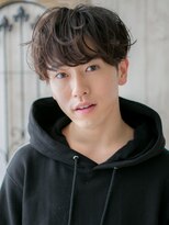 モッズヘアメン 名護大東店(mod's hair men)&nbsp;カジュアル無造作カルマパーマツーブロックマッシュｌ名護大東