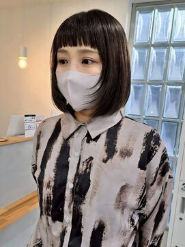 ナウアズ(now as.) オン眉バング×コンパクトボブ【八木】【now as.明石】