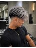 メンズカット+ホワイトハイライト【箕面市/ブリーチ/メンズサロン/men's】
