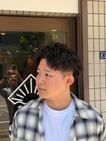 スウェル 押上店(Swell)&nbsp;無造作アップバングで爽やかに魅せる[錦糸町/押上/メンズカット]