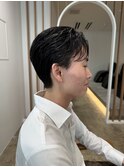 ニュアンスパーマ／メンズショート／メンズパーマ／溝の口