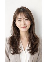 ルームス(ROOMS) 大人綺麗レイヤーロング/髪質改善で叶う透明感ツヤカラー銀座