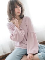 ra's 南行徳 髪質改善トリートメント&カラー 南行徳北口【10月1日オープン（予定）】&nbsp;シアーなハネ感☆大人っぽシルキーフェザーミディ