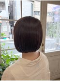 女性らしい丸みのショートボブヘア世田谷美容院ショートがうまい