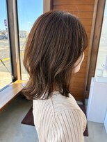 リドル ヘアー 駒生店(Riddle HAIR)&nbsp;長さを残して軽く見せるミディアムレイヤー
