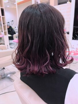 リタ ヒカリノモリ(LiTA. hikarinomori) 裾カラーバイオレット♪