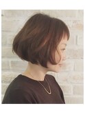 シヨートバングのおしゃれボブ♪