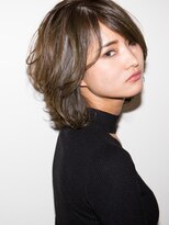 カッファ 東銀座(CUFFA)&nbsp;【CUFFA】無造作カールデザインカラー大人ボブ東銀座築地新富町
