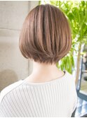 大人かわいい小顔☆ナチュラル丸みショートボブ☆