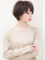 アンルポン(un.le.pont)&nbsp;大人かわいい大人ボブ小顔マッシュ耳かけナチュラルボブgoogle