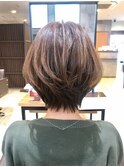 ハイライト/モテ髪カタログ/小顔/大人可愛い/ひし形/西宮