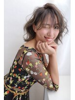 イソラブル(ISOLA-blu) 【ゆるふわネオウルフ】ハイライトグレージュ