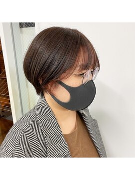 キー(kii) ショートとポイントカラー 福岡 天神 今泉 薬院