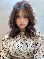 アグヘアービーチ 西宮北口店(Agu hair beach) 《Agu hair》ショコラカラーの艶モテ×ヨシンモリ