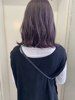 ヘアーデザイン シュシュ(hair design Chou Chou by Yone)&nbsp;☆chouchou☆バイオレット×グレーカラー