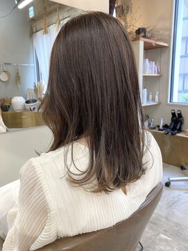 マロウ(mallow) 《花屋併設》抜け感ヘア/ミルクティアッシュ@20代30代40代