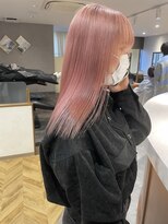 ロンド レア 天神大名店(Lond Le’a)&nbsp;ミルクティーベージュ/ダブルカラー/ブリーチ/くびれヘア