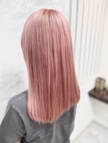 インデックスヘアーユー 錦糸町店(in'dex hair - U)&nbsp;ダブルカラーでペールトーンのピンクに[錦糸町/錦糸町北口]