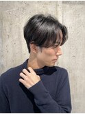ハンサムセンター分けマッシュ