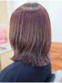 20代30代40代モカブラウン透明感くびれボブ外ハネ