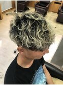 ハイトーン×パーマ
